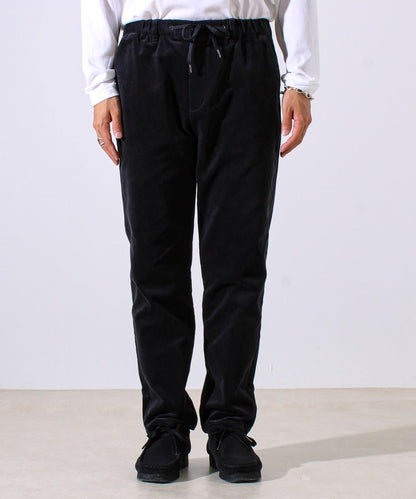 【保暖舒適且優雅】燈芯絨內里加絨彈力休閒褲