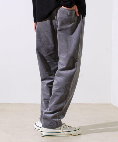 【保暖舒適且優雅】燈芯絨內里加絨彈力休閒褲