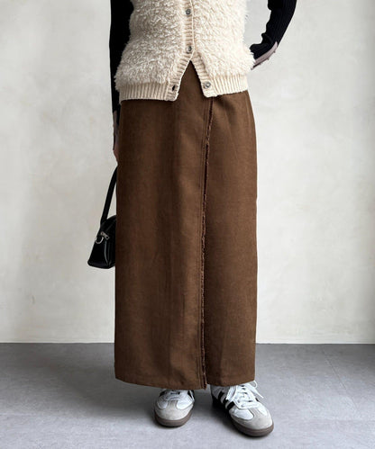 流蘇圍裹風窄裙