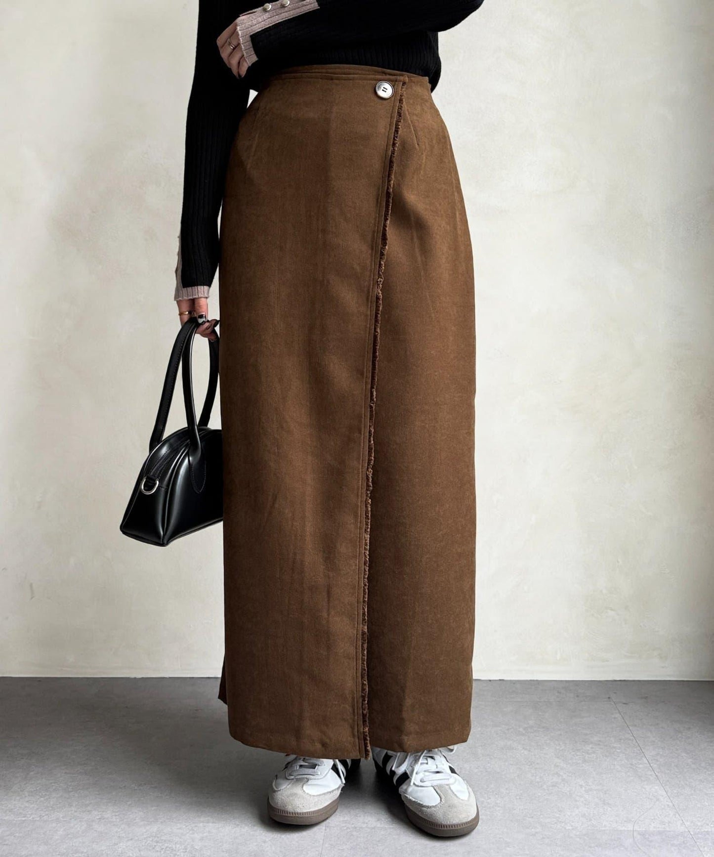 流蘇圍裹風窄裙