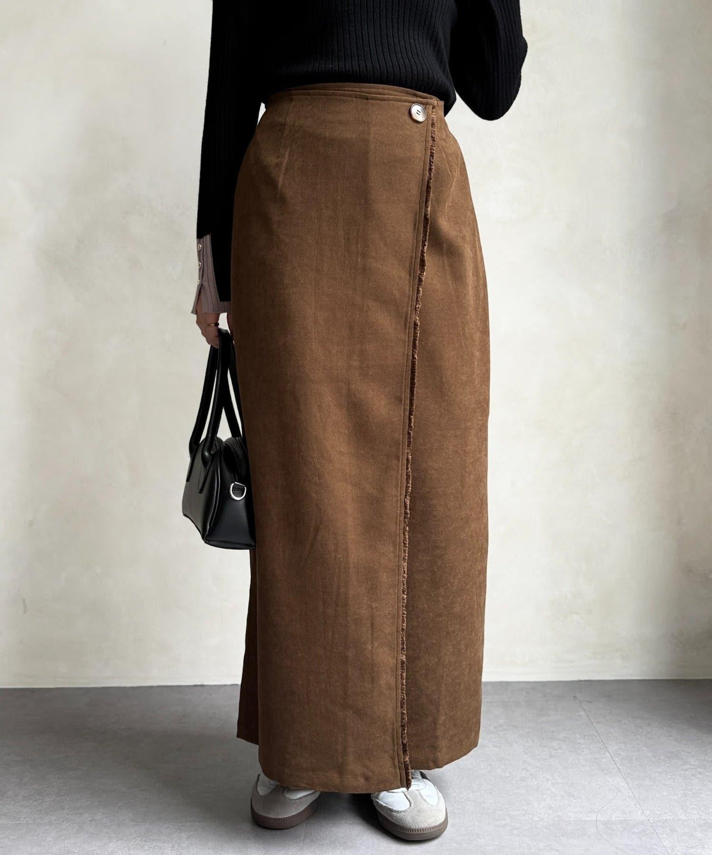 流蘇圍裹風窄裙