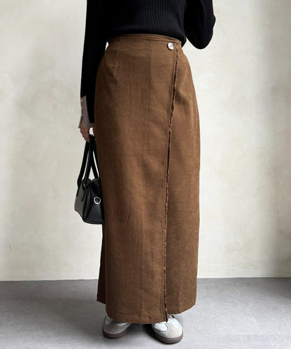 流蘇圍裹風窄裙