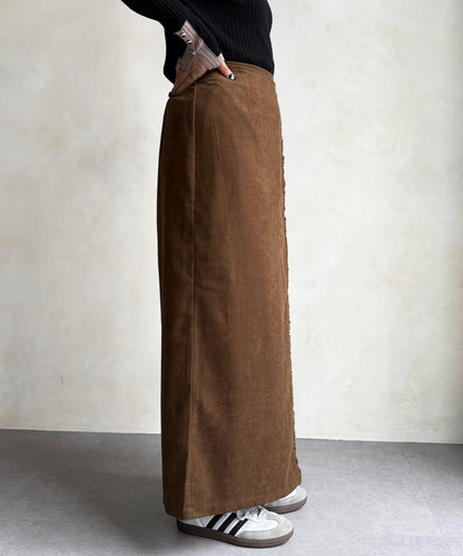 流蘇圍裹風窄裙