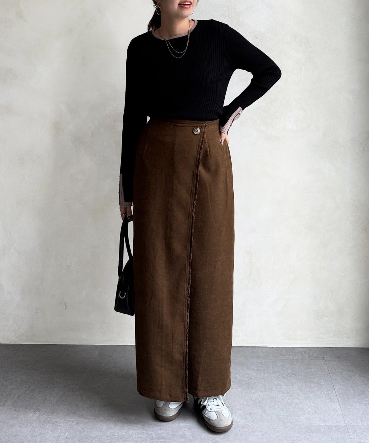 流蘇圍裹風窄裙