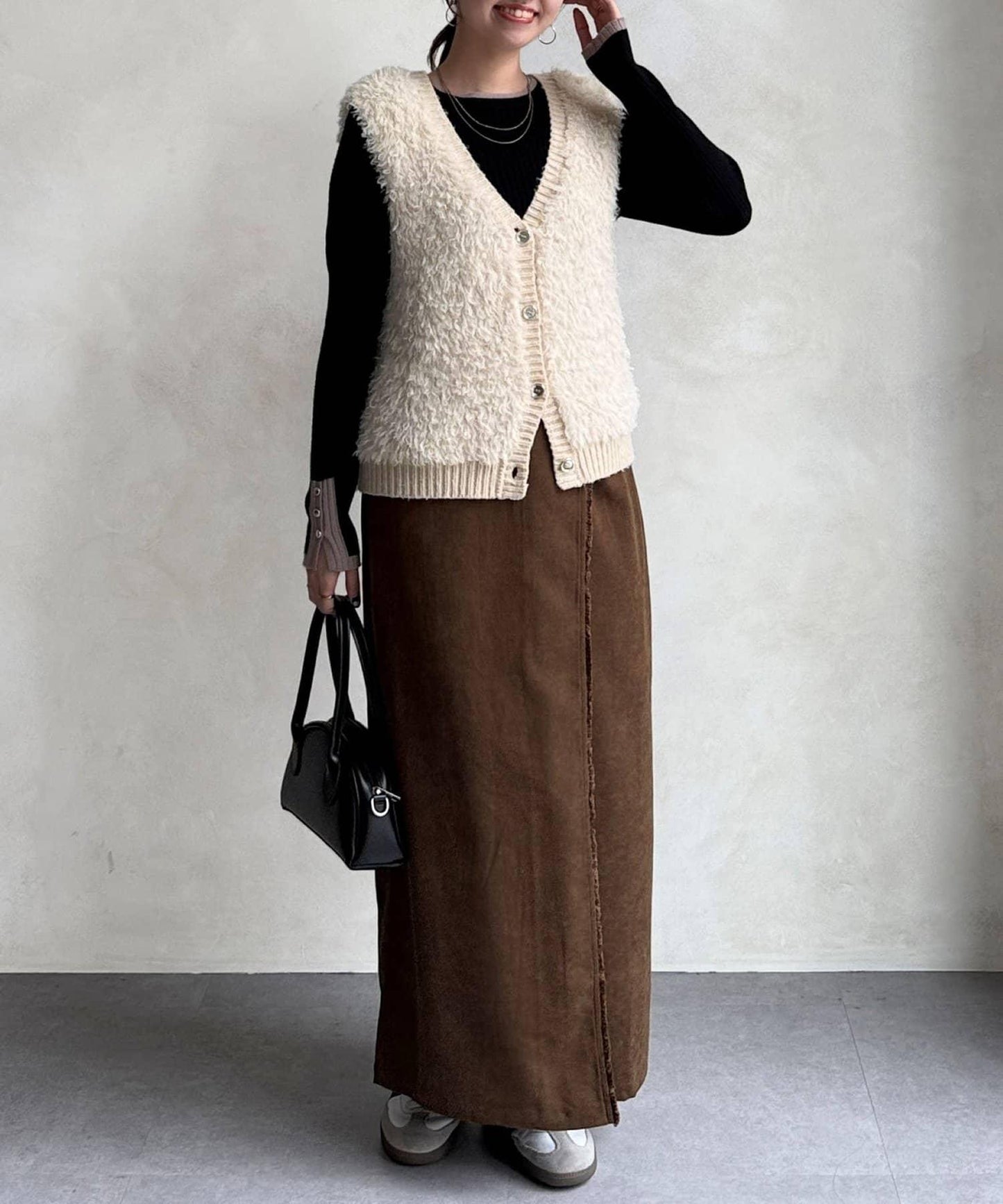 流蘇圍裹風窄裙