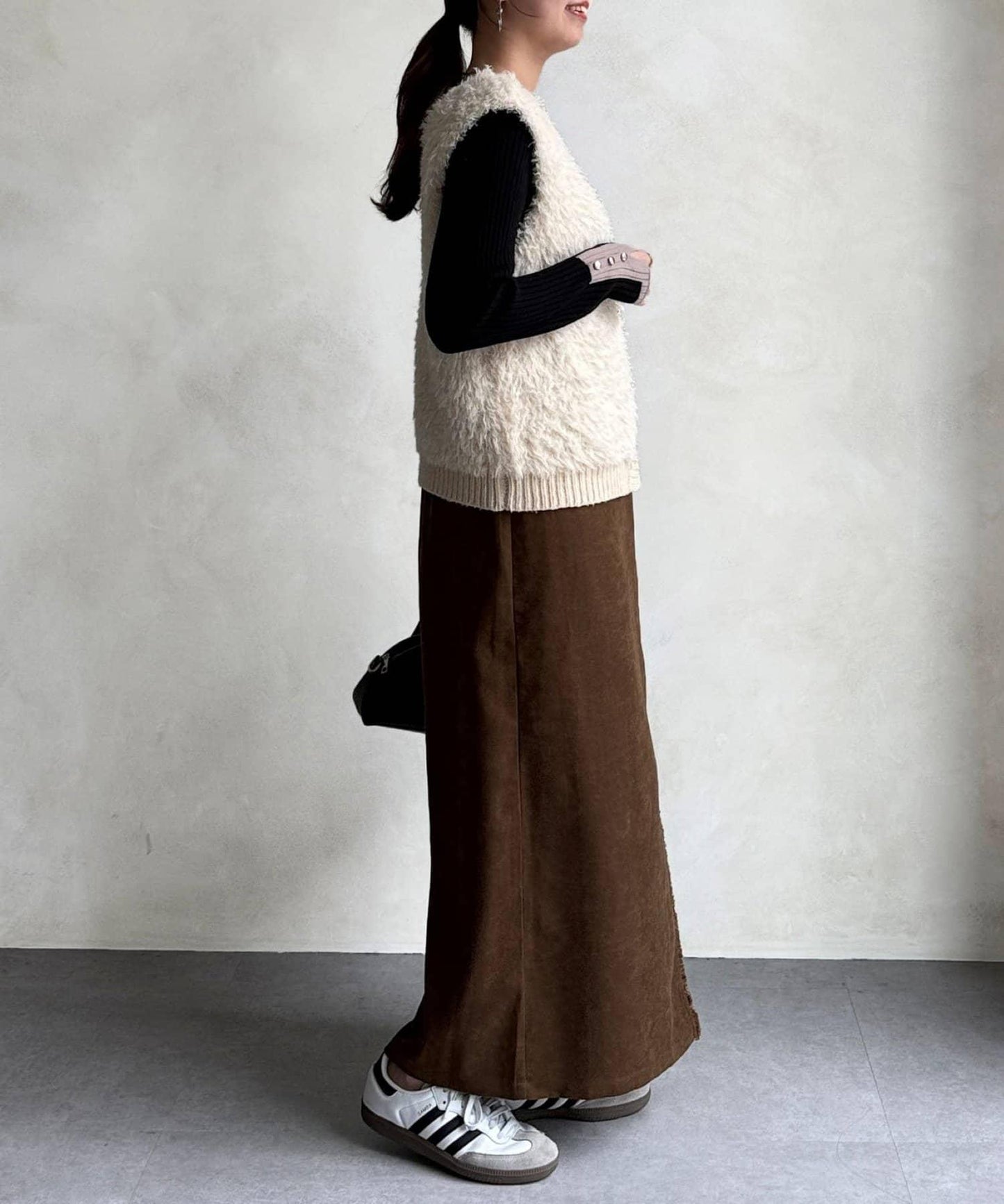 流蘇圍裹風窄裙