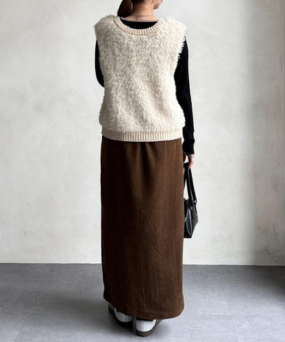 流蘇圍裹風窄裙