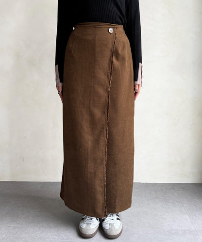 流蘇圍裹風窄裙