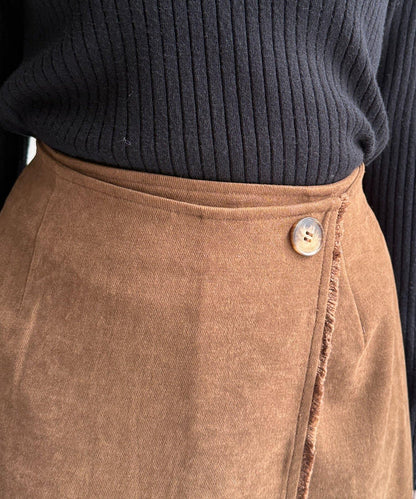 流蘇圍裹風窄裙