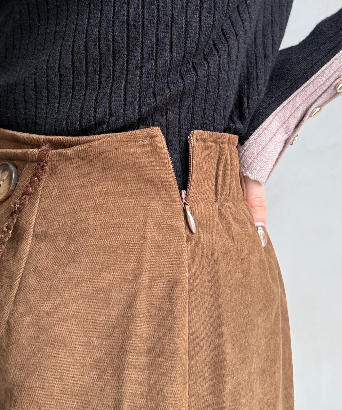 流蘇圍裹風窄裙