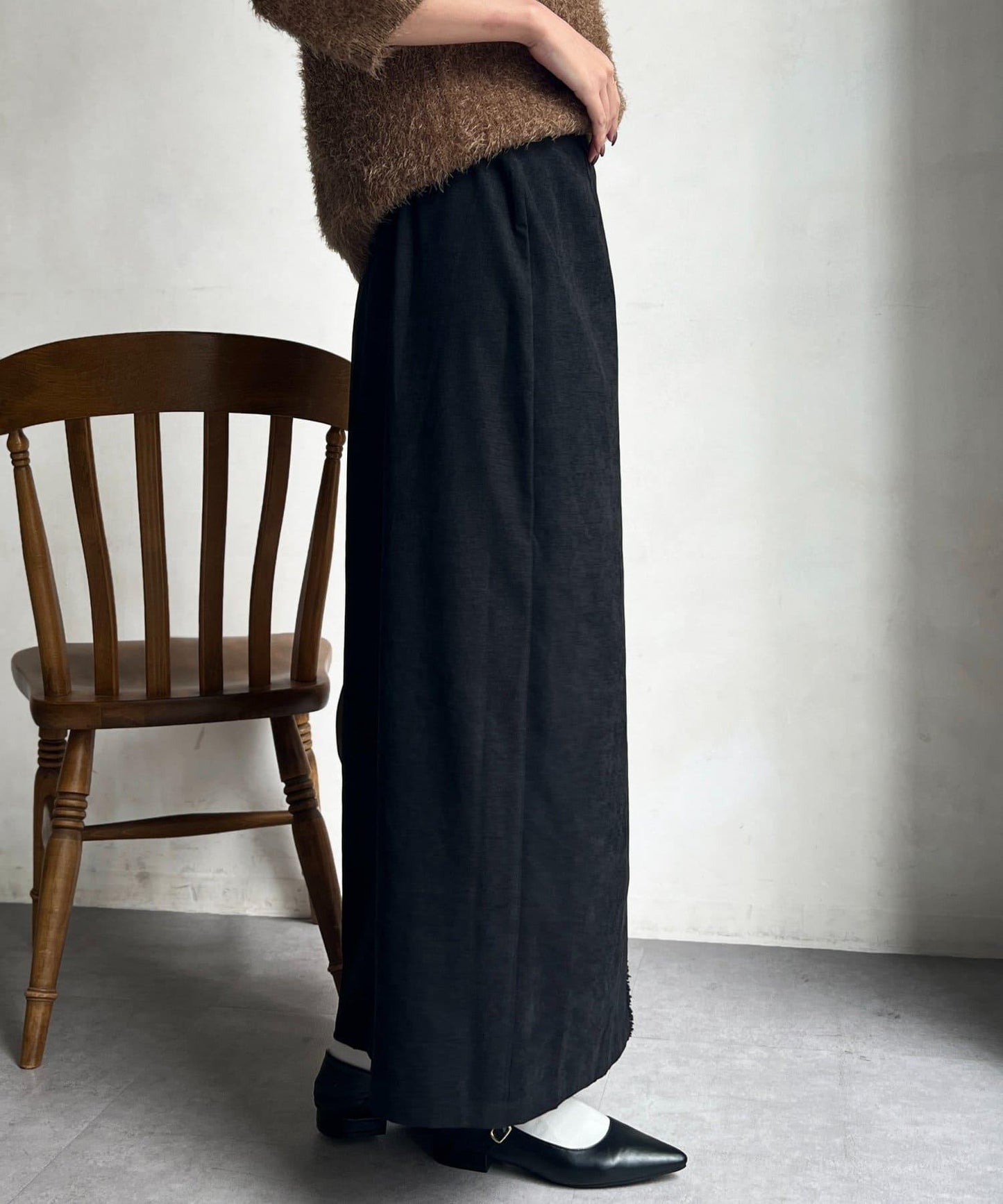 流蘇圍裹風窄裙