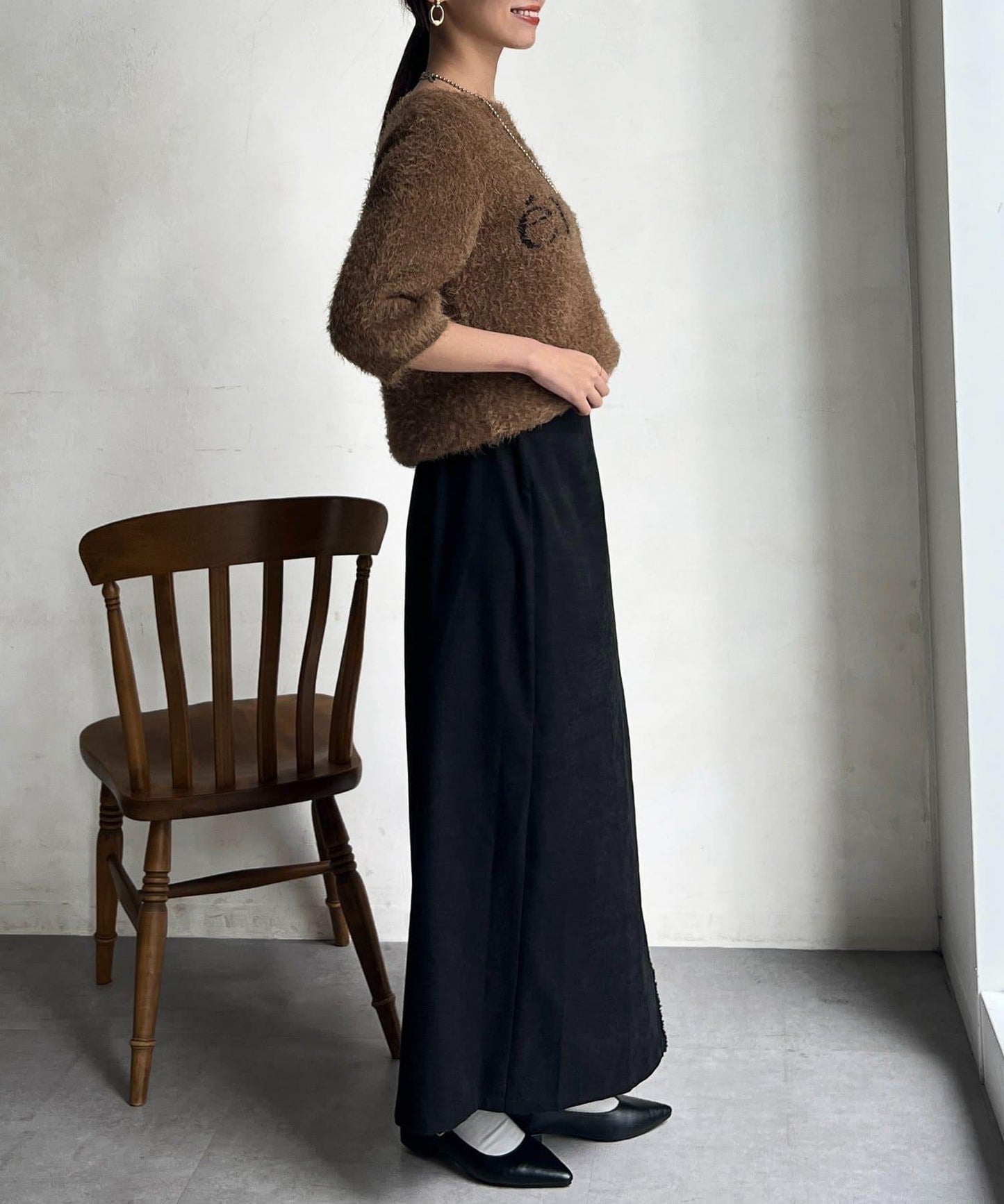 流蘇圍裹風窄裙