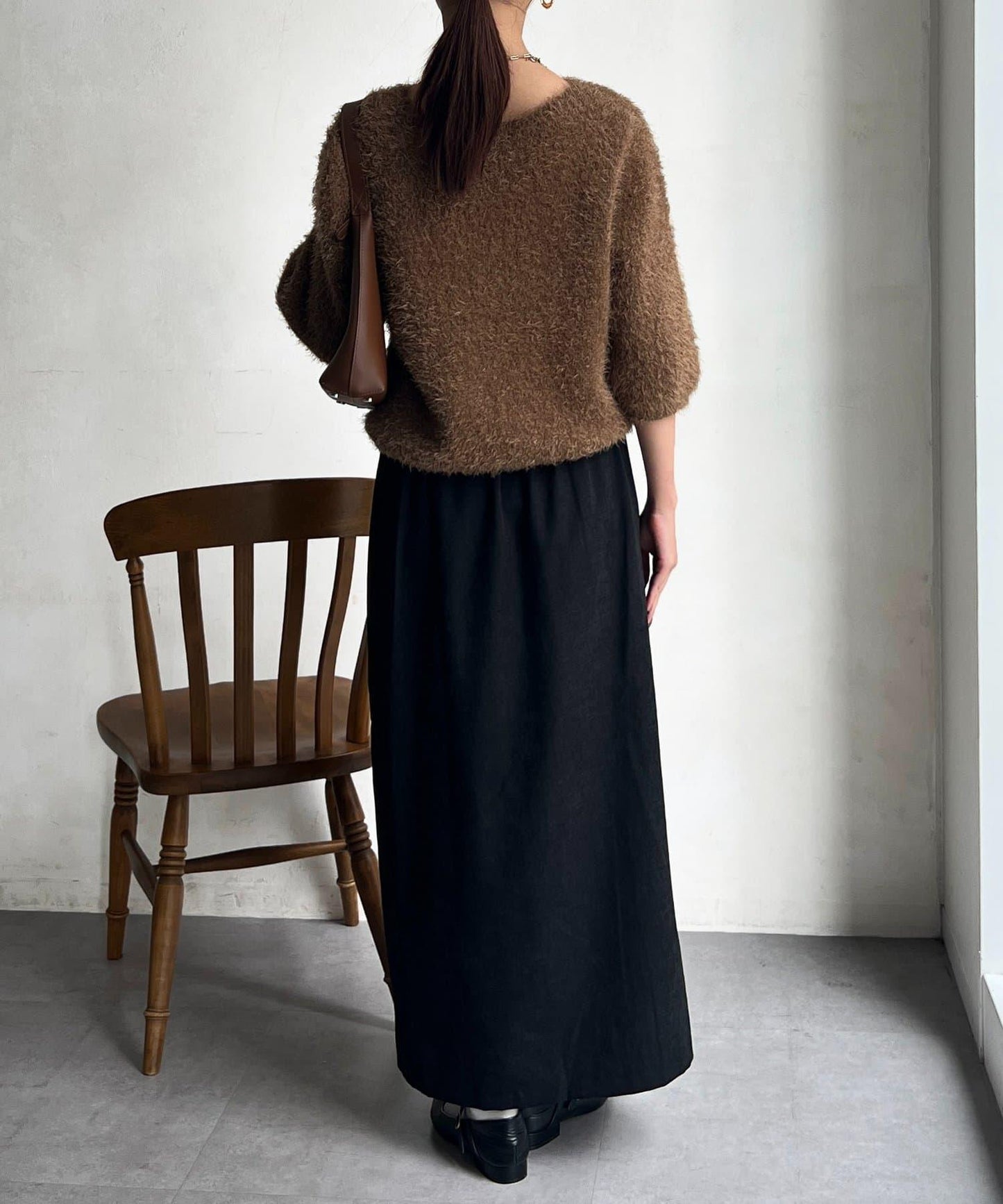 流蘇圍裹風窄裙