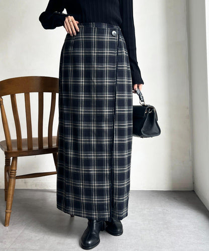 流蘇圍裹風窄裙