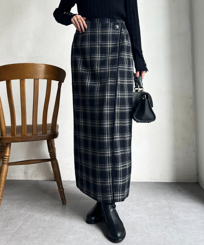 流蘇圍裹風窄裙