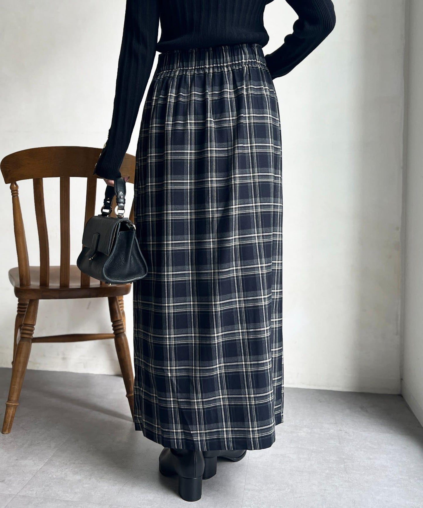 流蘇圍裹風窄裙