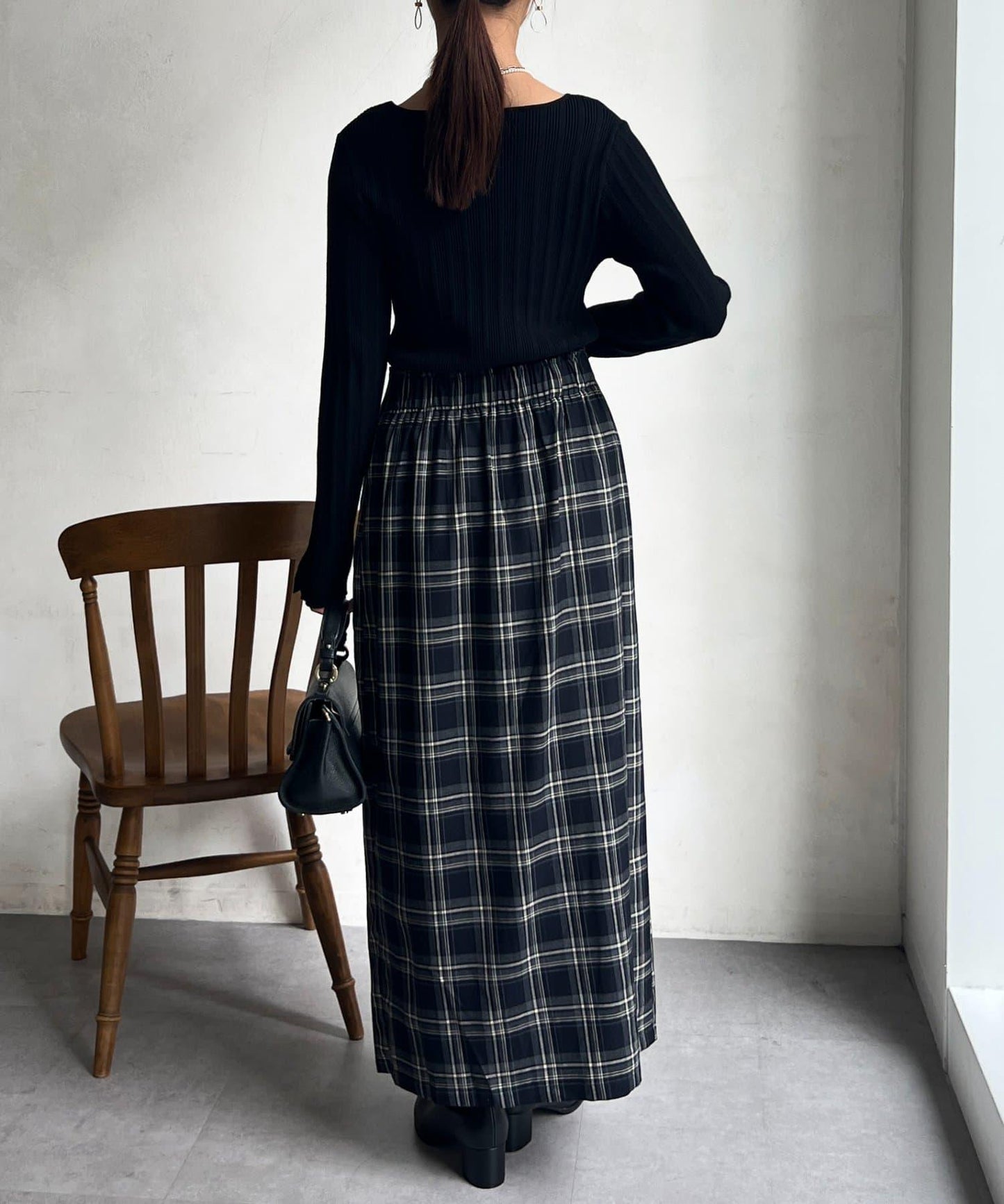 流蘇圍裹風窄裙