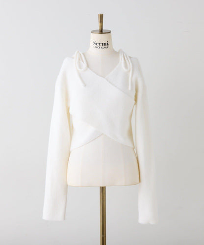 【Seemi.】交叉針織衫
