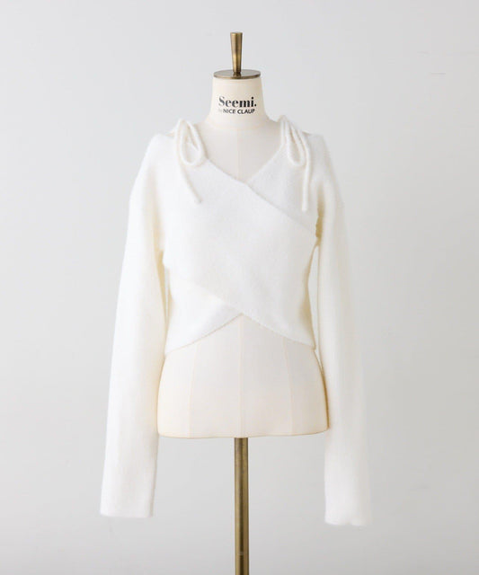 【Seemi.】交叉針織衫