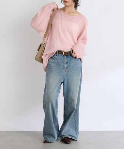 【煥新升級】2way亮片透視針織衫