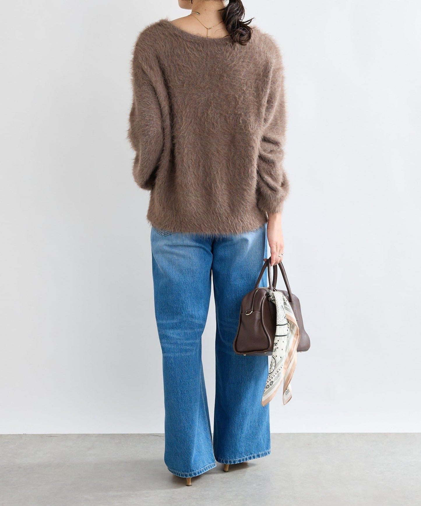 【MONN.:.(モン)】寬鬆牛仔褲