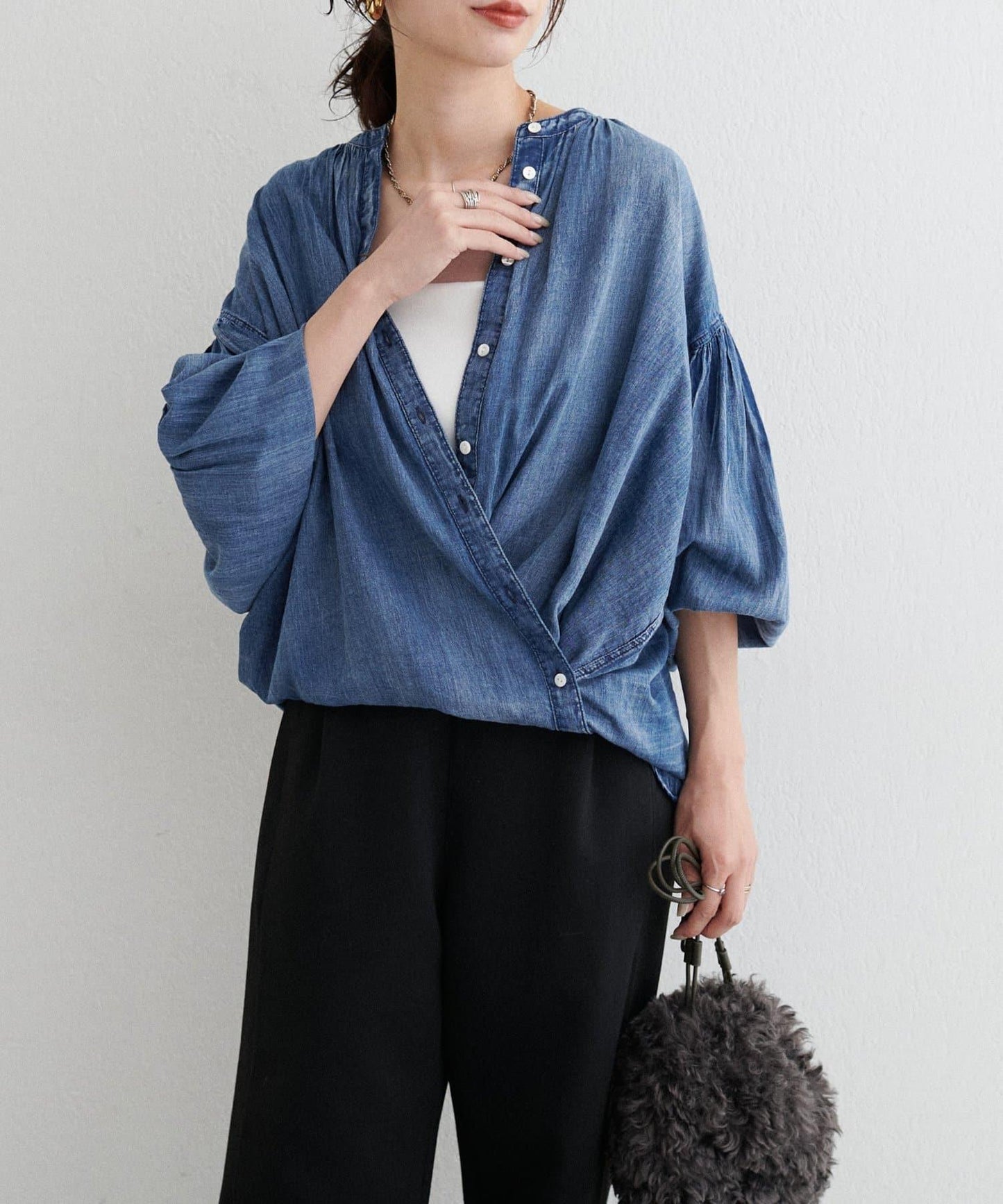 牛仔風多穿法襯衫