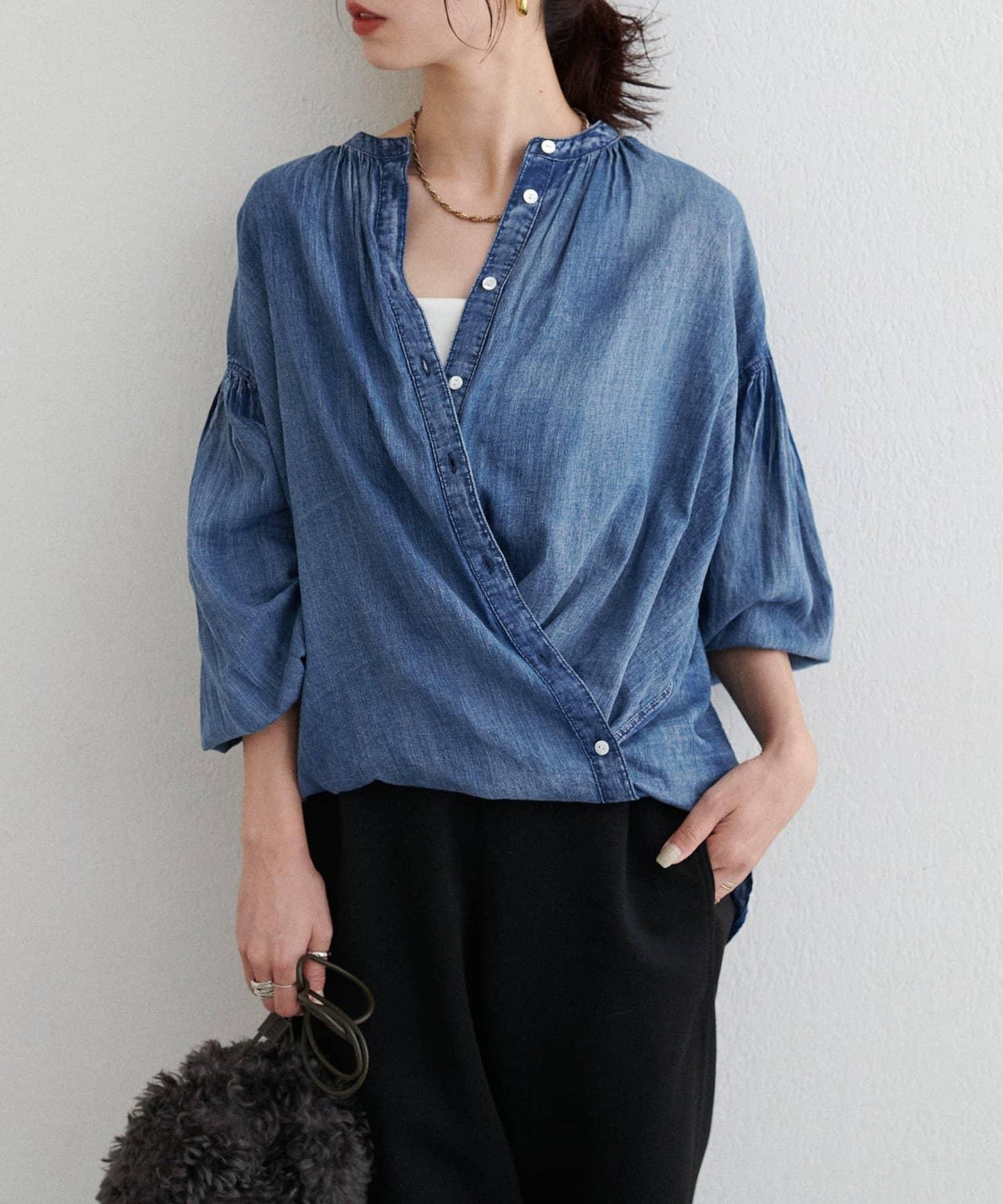牛仔風多穿法襯衫