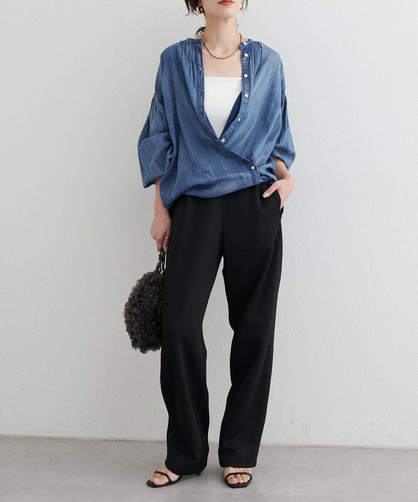 牛仔風多穿法襯衫