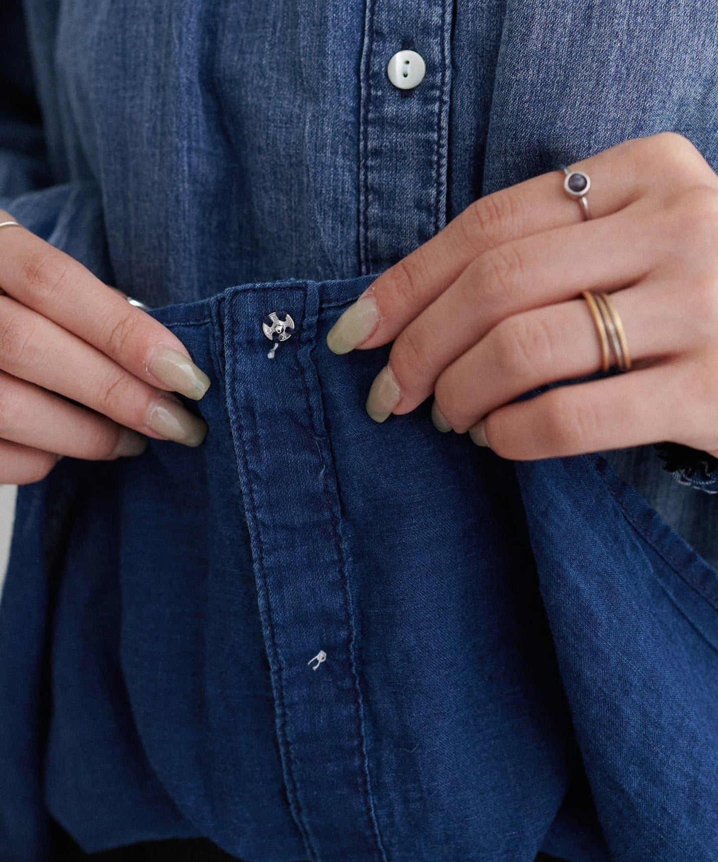 牛仔風多穿法襯衫