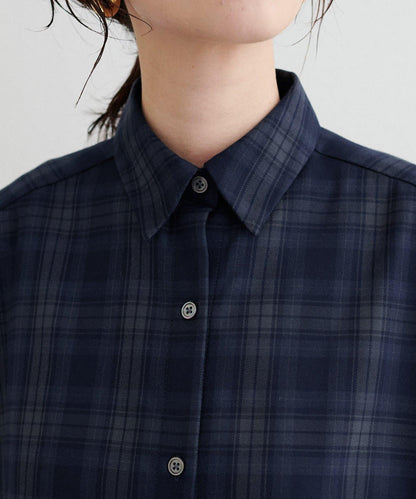 格紋襯衫套頭衫