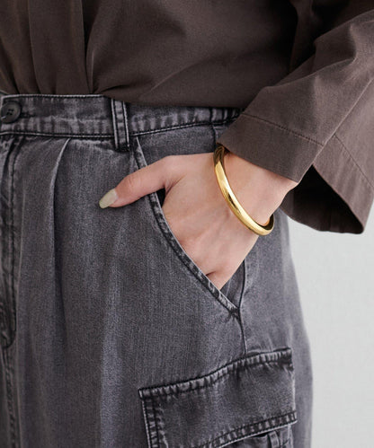 [MAO聯名]天絲牛仔工裝半身裙