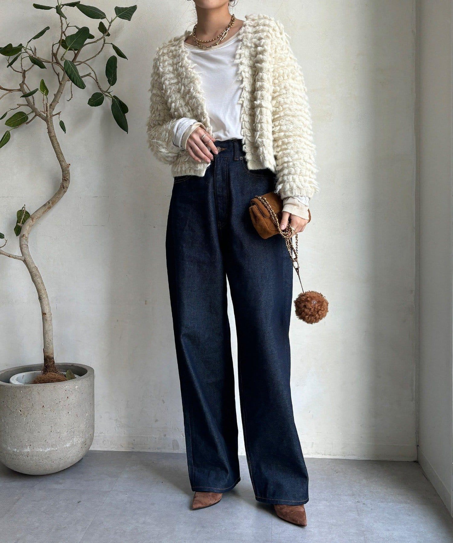 【DouDou】圈圈紗針織夾克