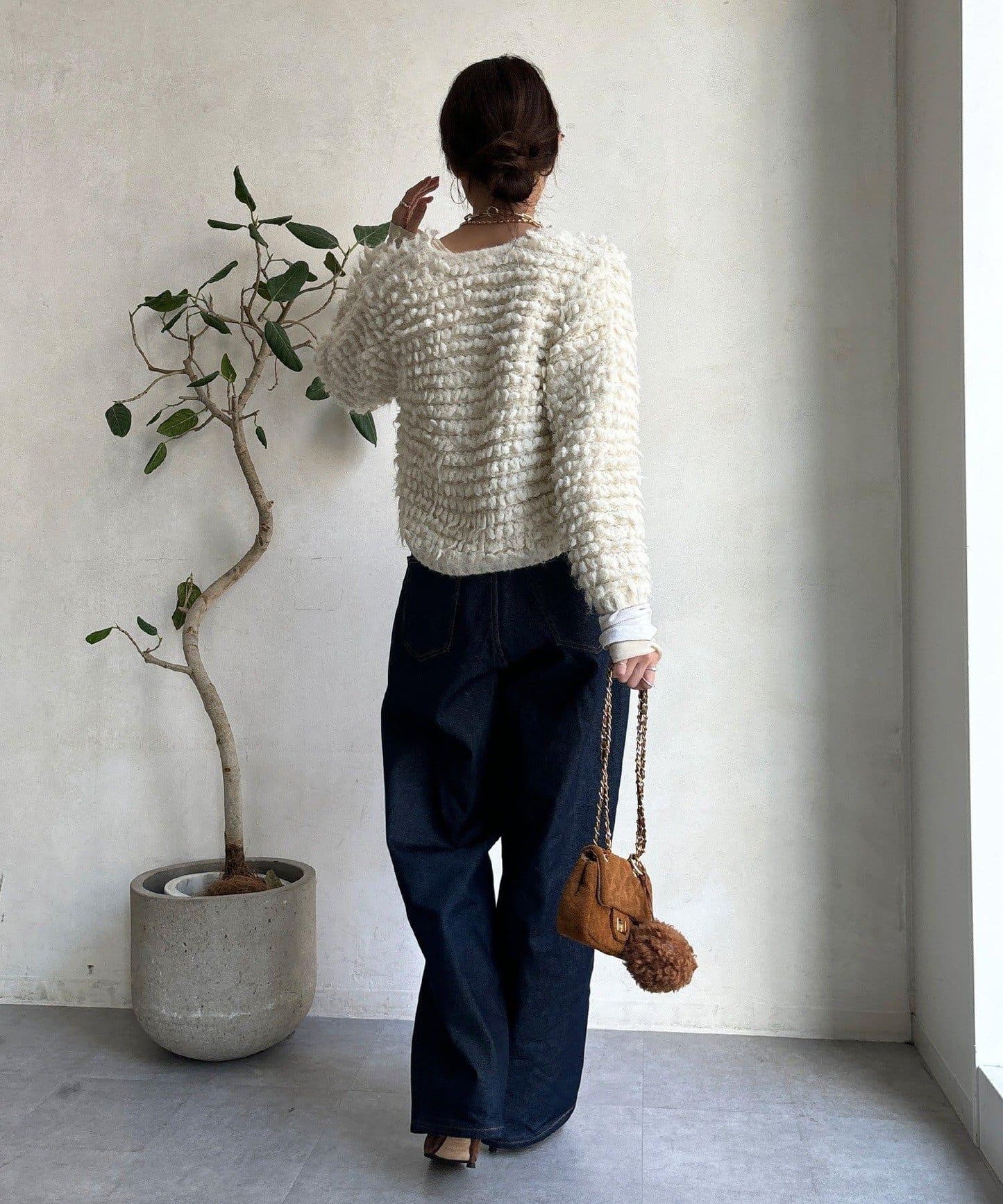 【DouDou】圈圈紗針織夾克