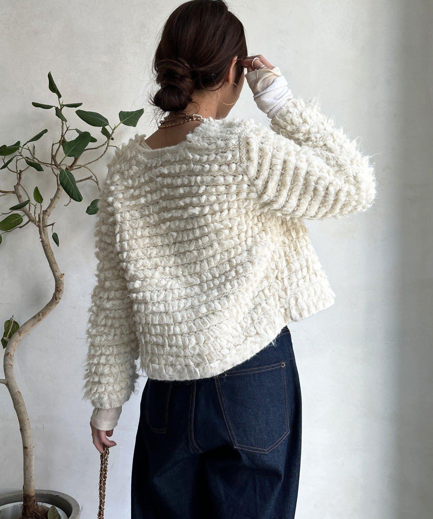 【DouDou】圈圈紗針織夾克