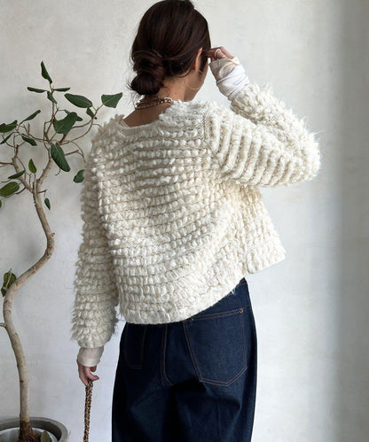 【DouDou】圈圈紗針織夾克