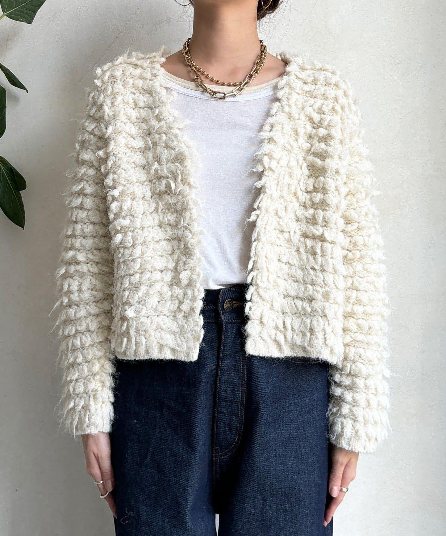 【DouDou】圈圈紗針織夾克