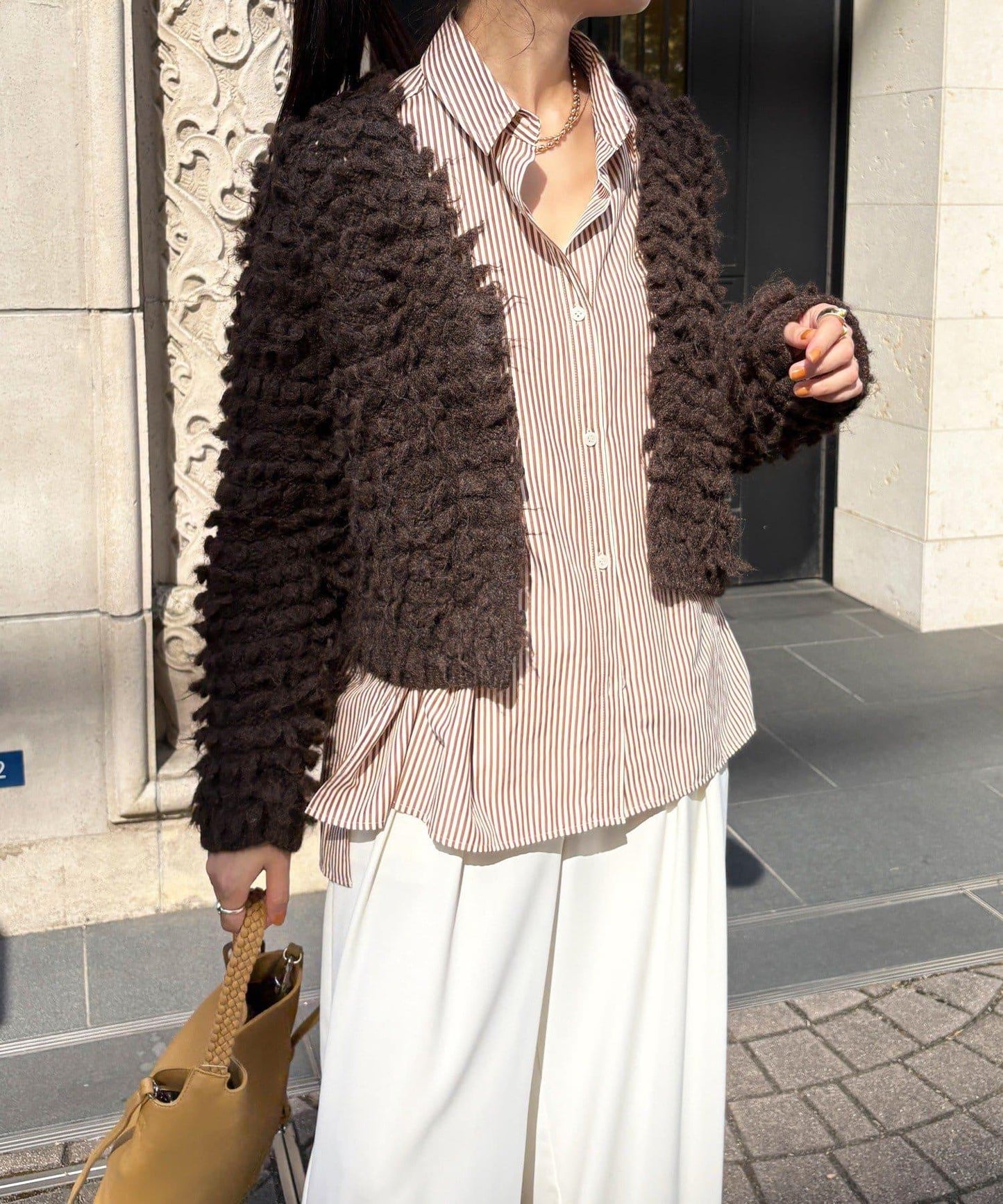 【DouDou】圈圈紗針織夾克