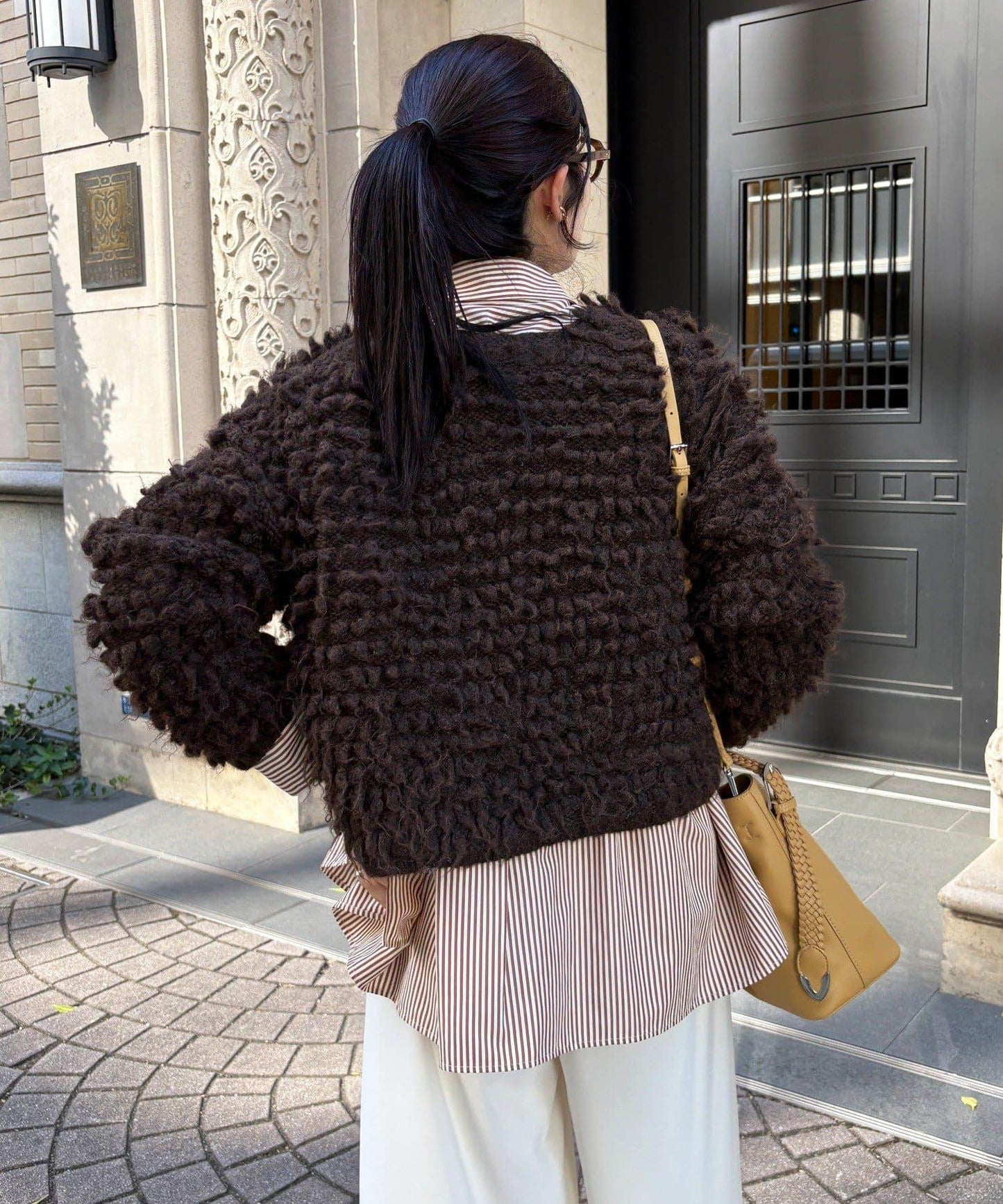 【DouDou】圈圈紗針織夾克