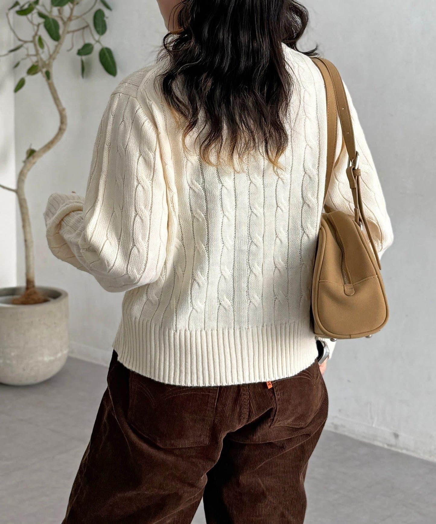 【U.S. POLO ASSN.】麻花針織開衫