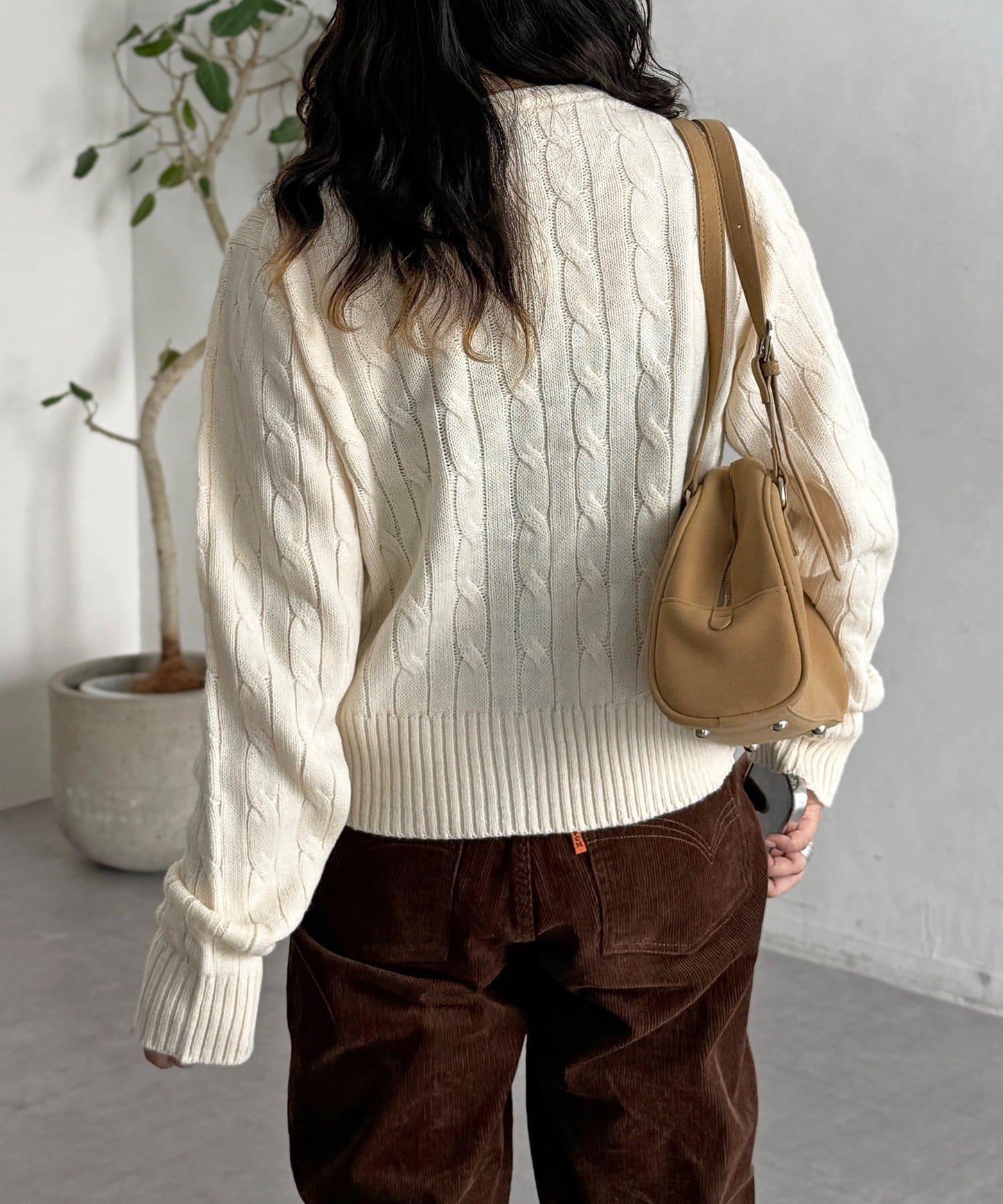 【U.S. POLO ASSN.】麻花針織開衫