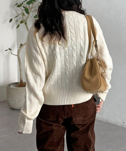 【U.S. POLO ASSN.】麻花針織開衫