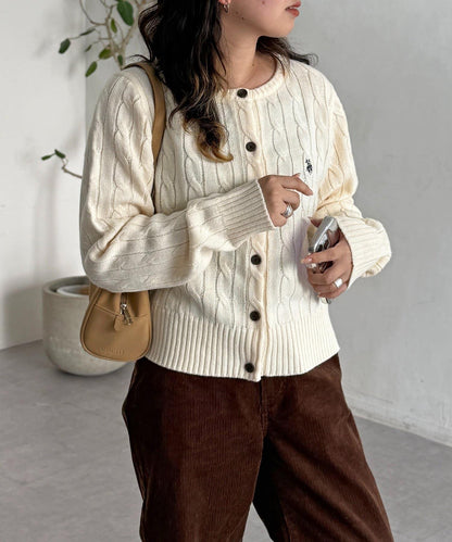 【U.S. POLO ASSN.】麻花針織開衫