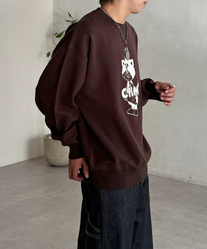 【ANYMAL】吉祥物角色衛衣風針織衫