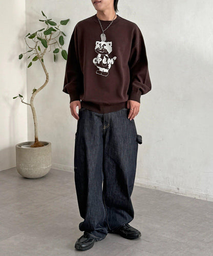 【ANYMAL】吉祥物角色衛衣風針織衫