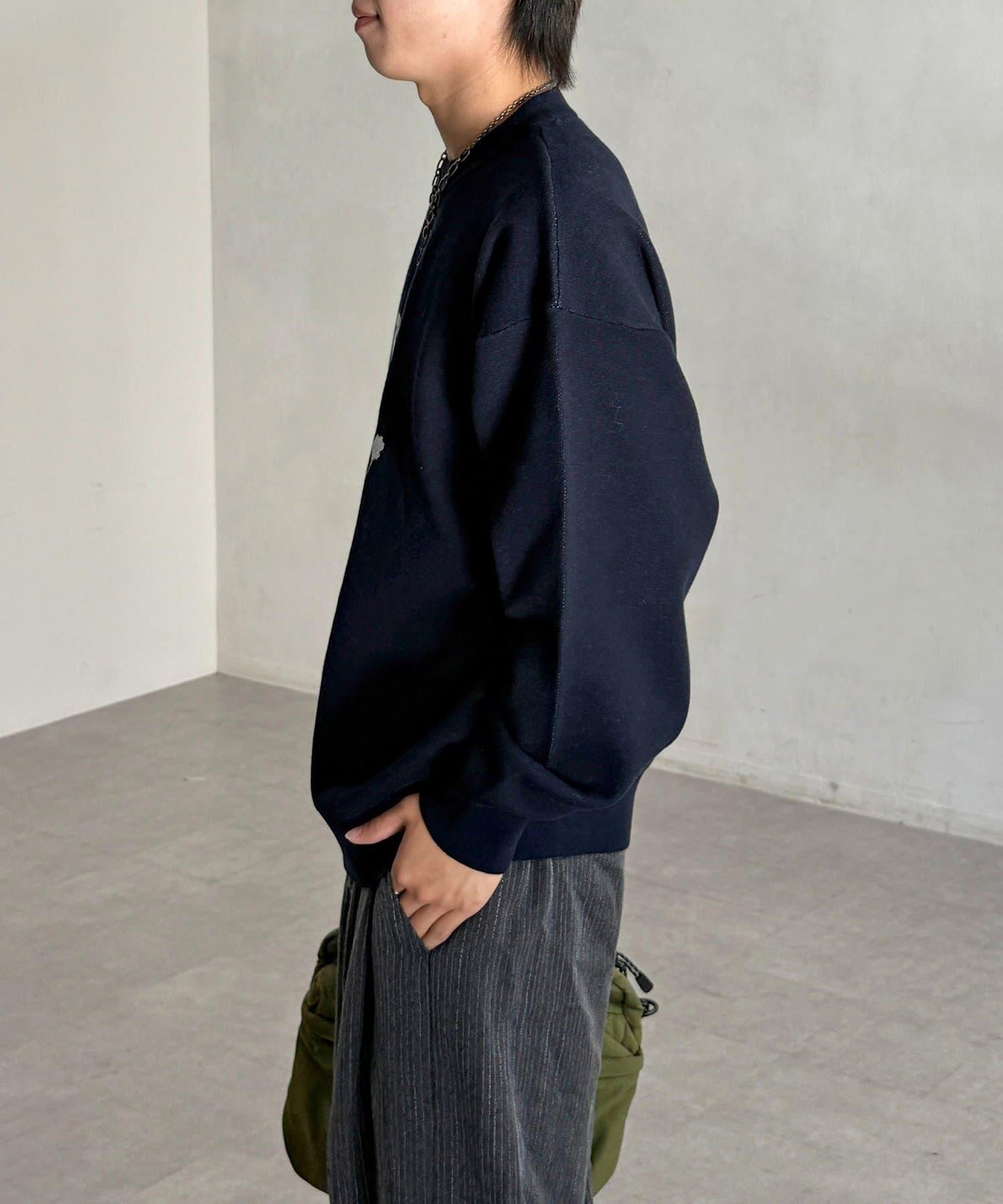 【ANYMAL】吉祥物角色衛衣風針織衫