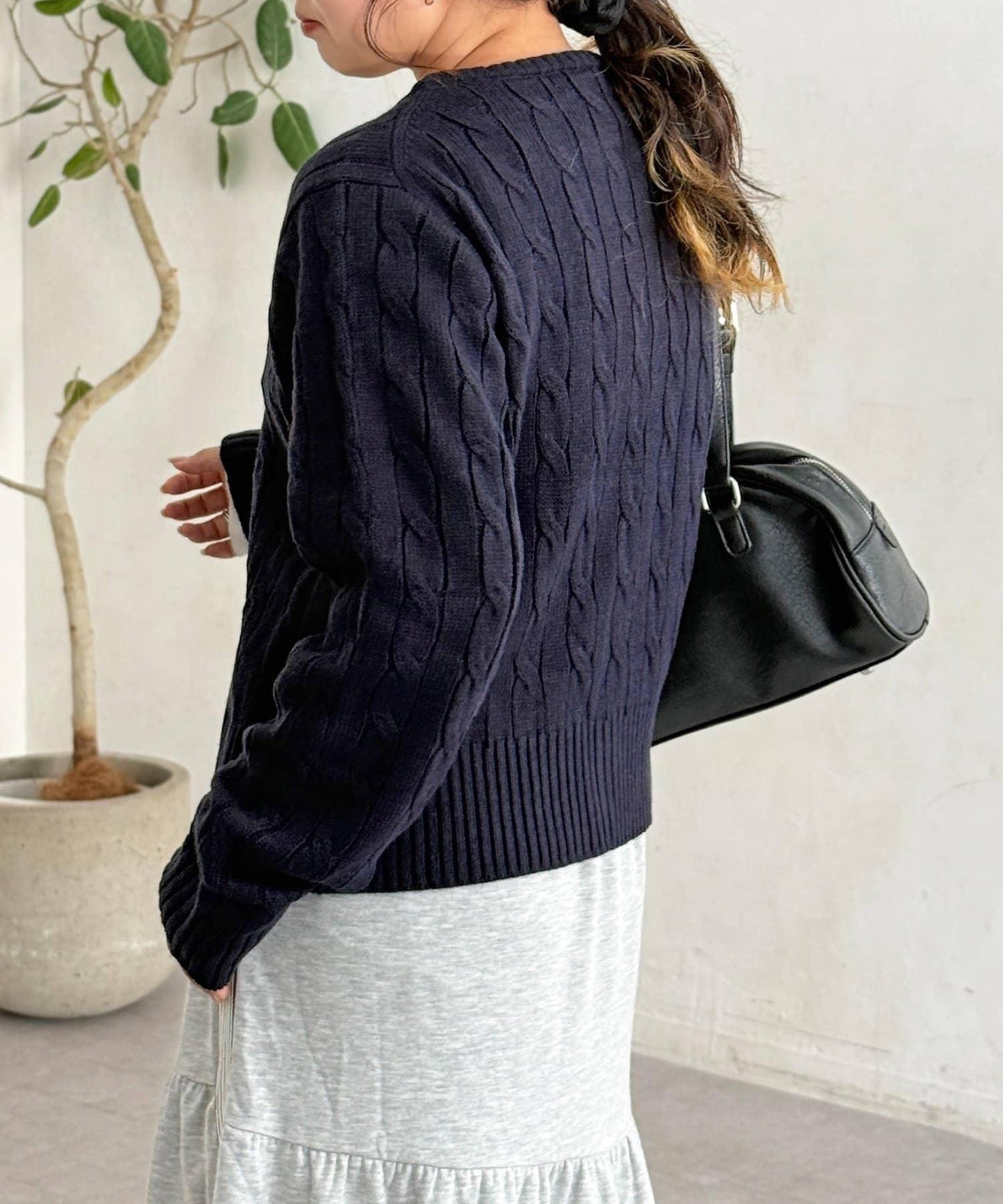 【U.S. POLO ASSN.】麻花針織開衫