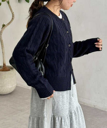 【U.S. POLO ASSN.】麻花針織開衫