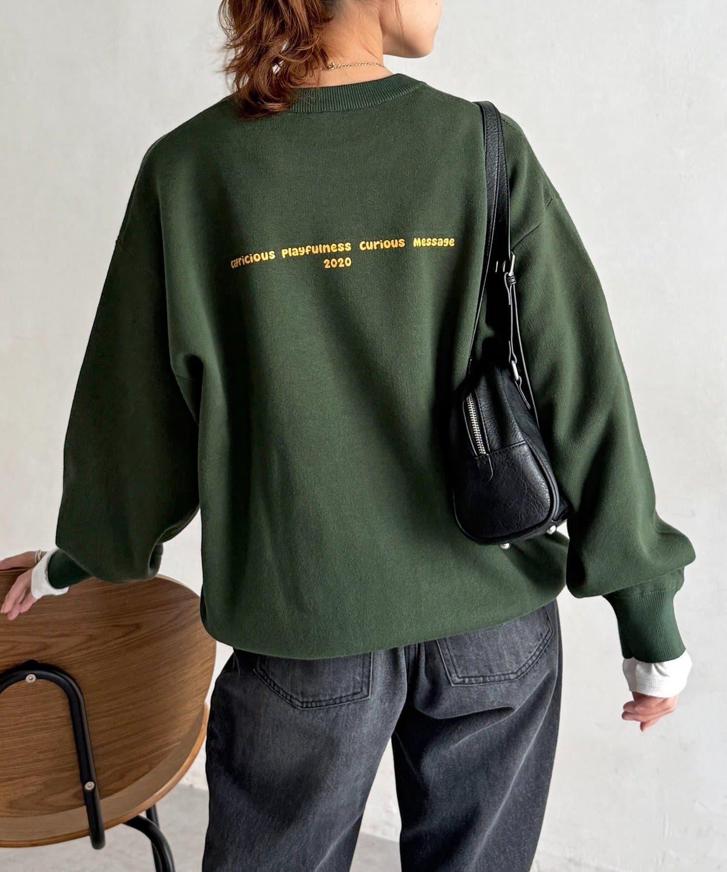 【ANYMAL】吉祥物角色衛衣風針織衫