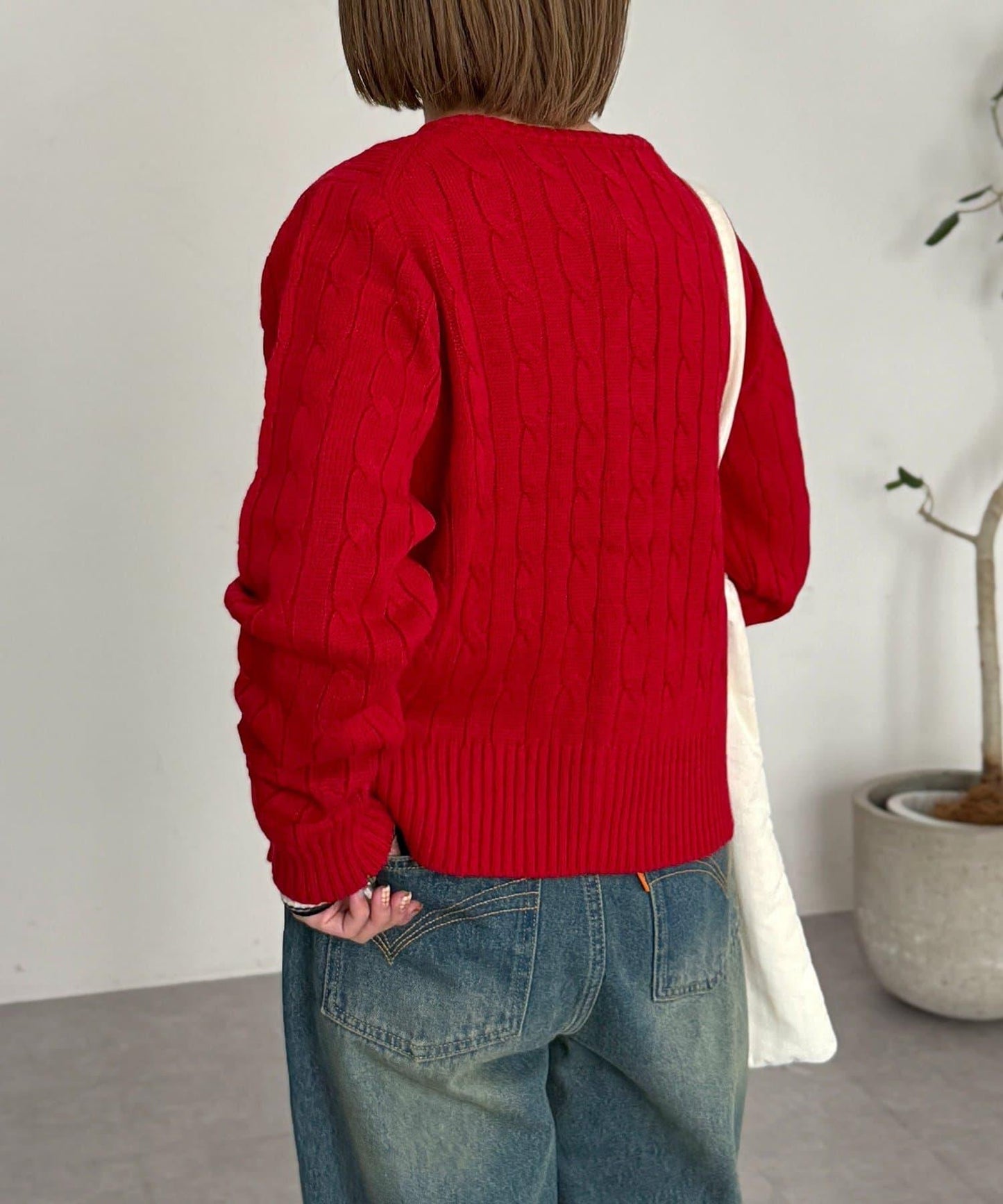 【U.S. POLO ASSN.】麻花針織開衫