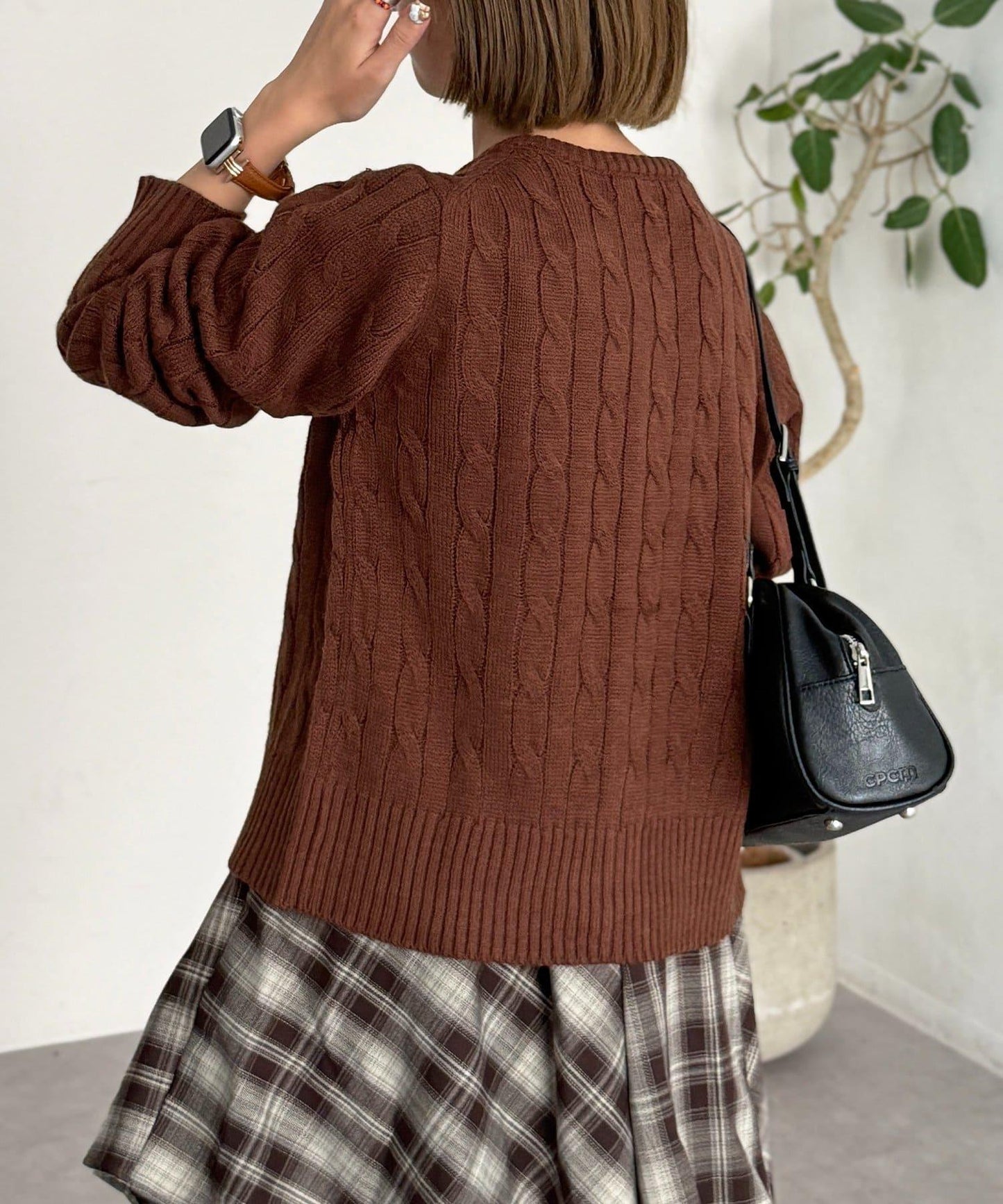 【U.S. POLO ASSN.】麻花針織開衫